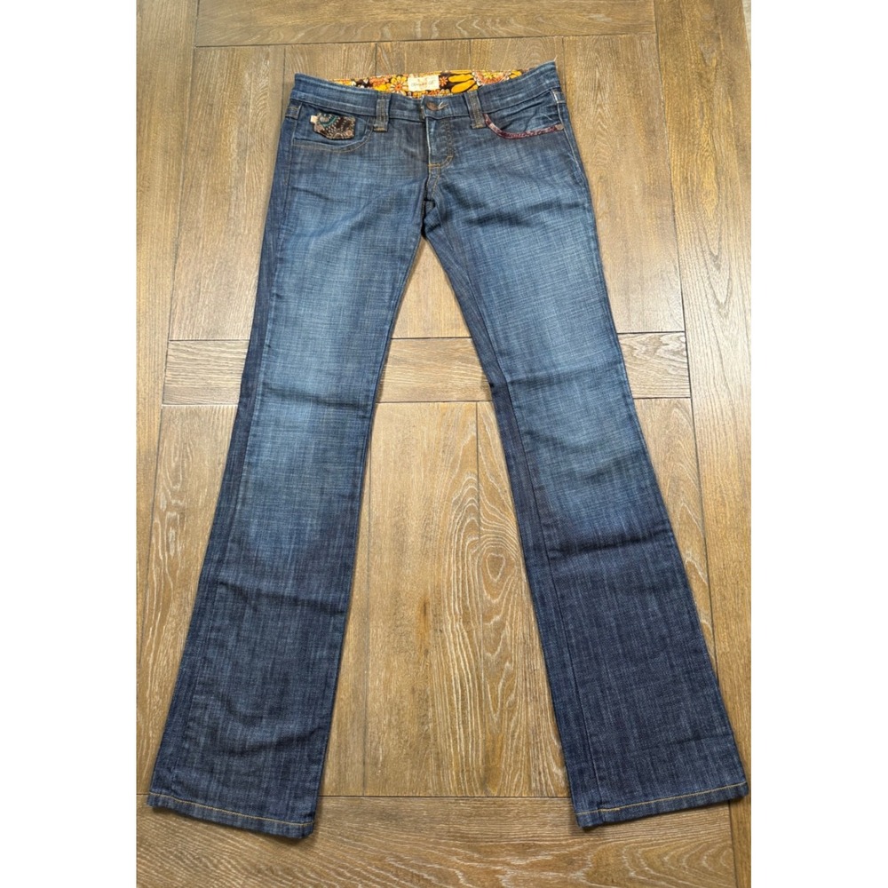 Vintage Y2K Frankie B Jeans Women's 8 Low Rise Boot Cut  USA 3175